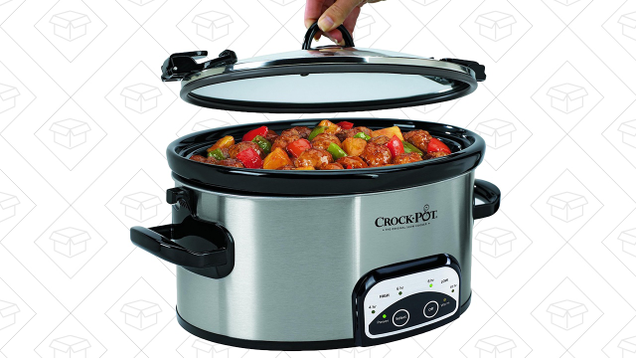 Crock-Pot 6-Quart Programmable Cook & Carry Oval Slow Cooker | $39 | Amazon